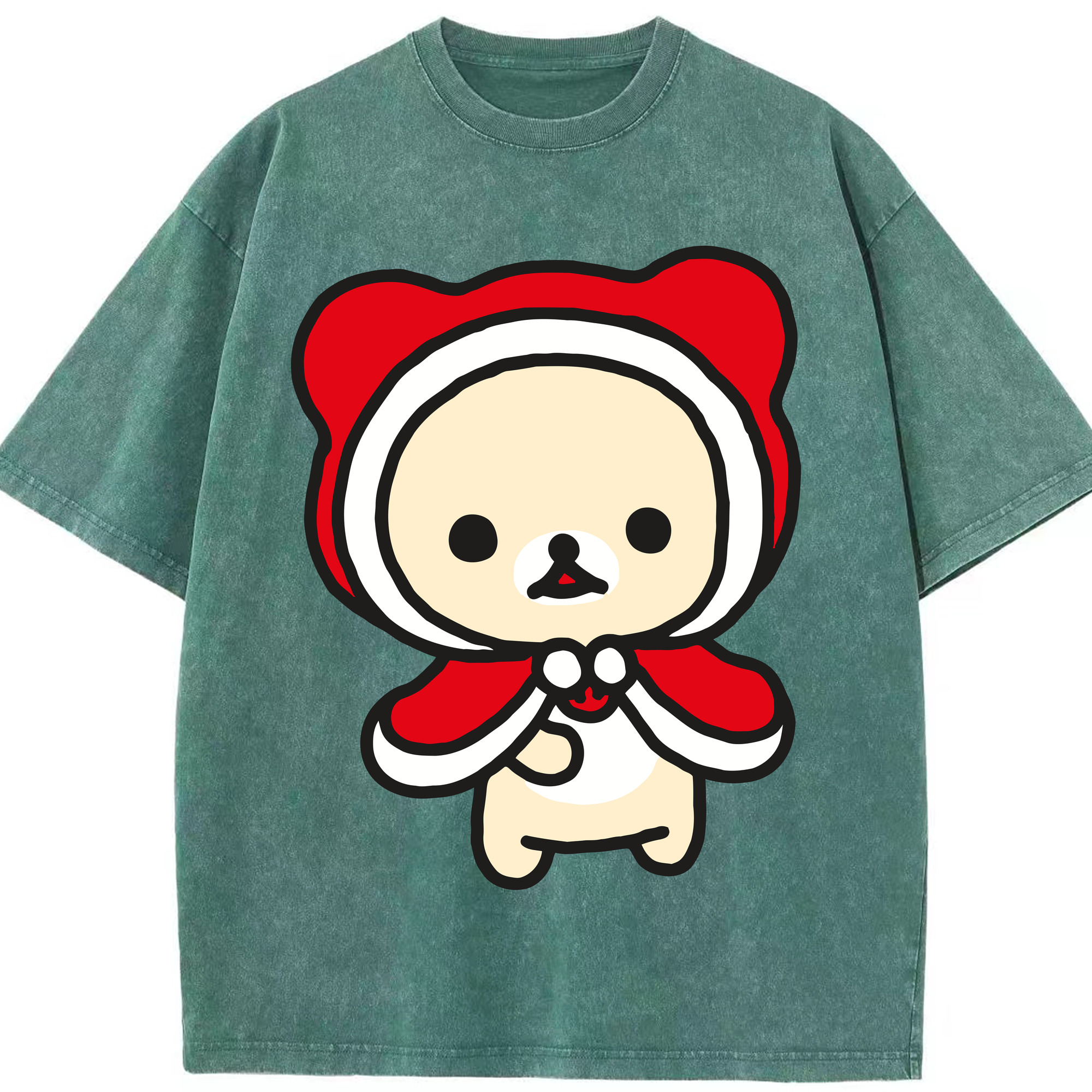（画像用） リラックマ リラックマ キイロイトリ Rilakkuma Korilakkuma Kiiroitori 綿100% ヴィンテージ風 半袖Tシャツ（フロントプリント）